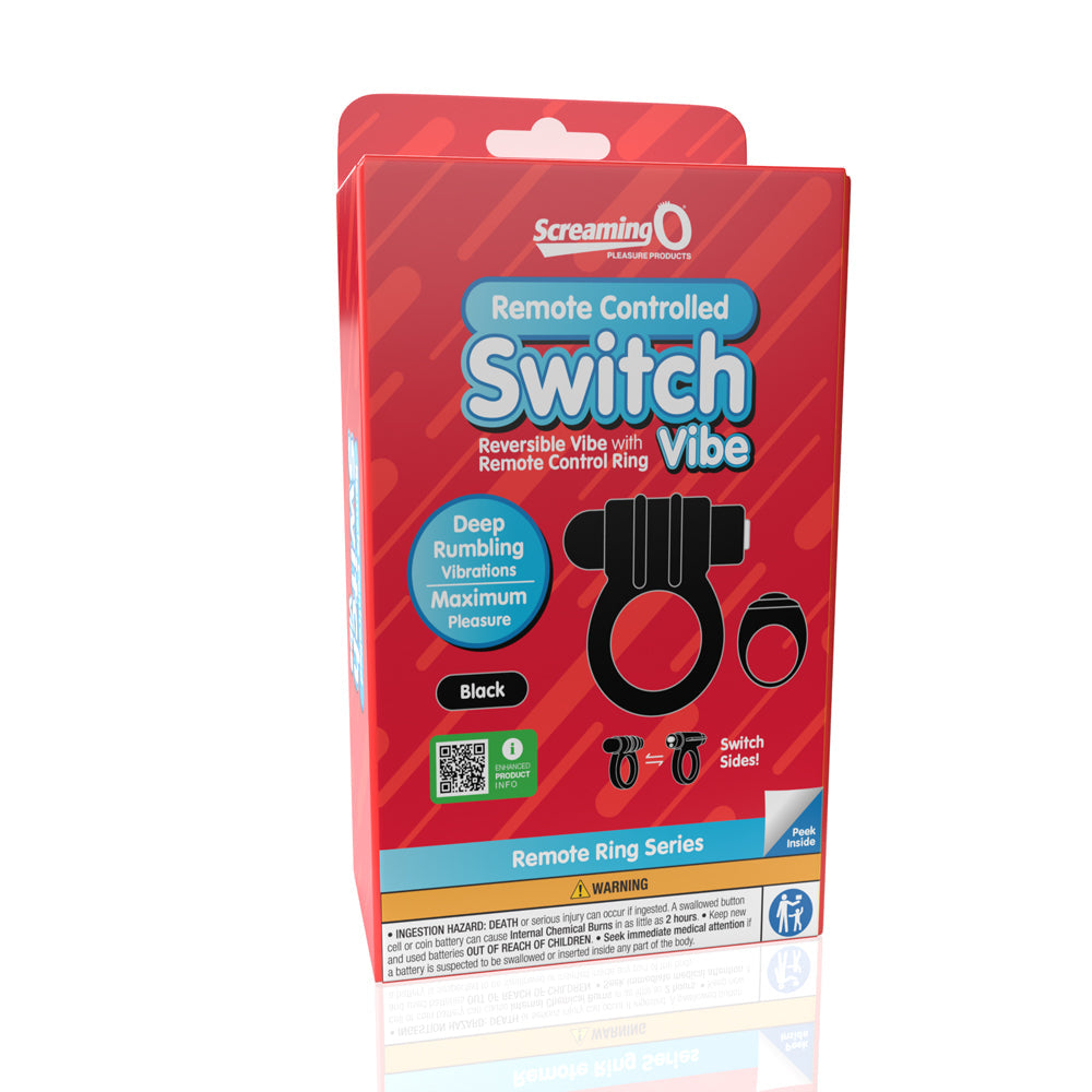 SCREAMING O - REMOTE CONTROLLED SWITCH VIBRATING RING
