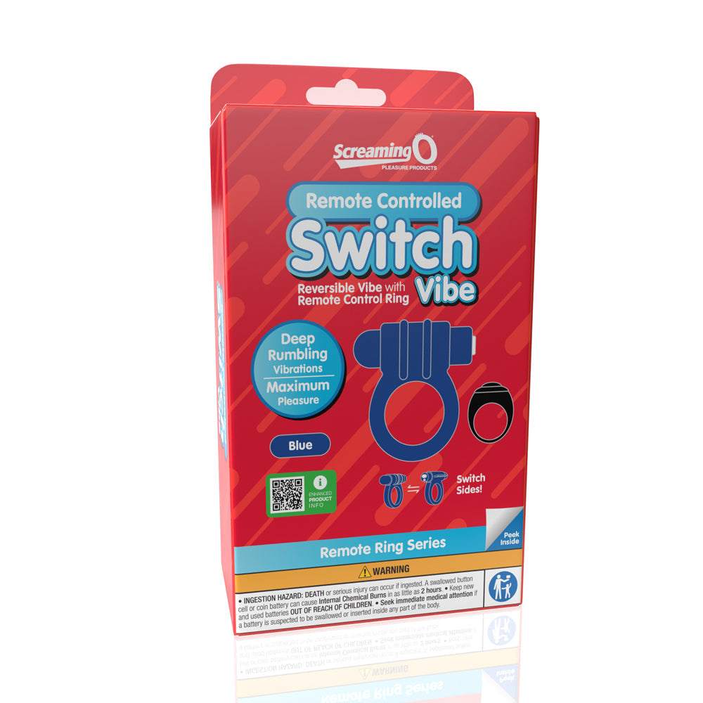 SCREAMING O - REMOTE CONTROLLED SWITCH VIBRATING RING