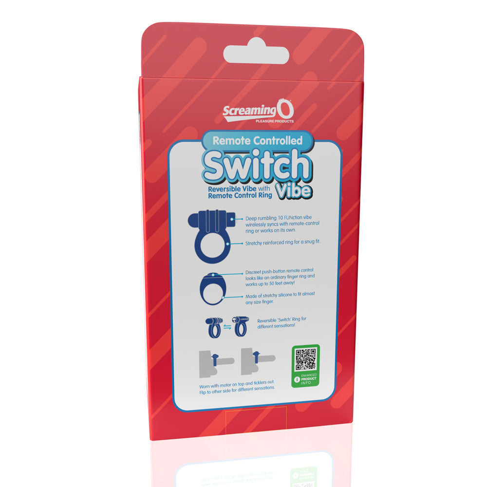 SCREAMING O - REMOTE CONTROLLED SWITCH VIBRATING RING