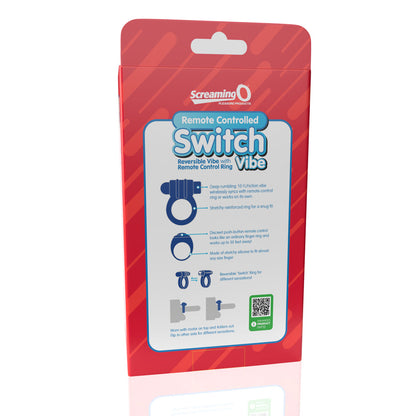SCREAMING O - REMOTE CONTROLLED SWITCH VIBRATING RING