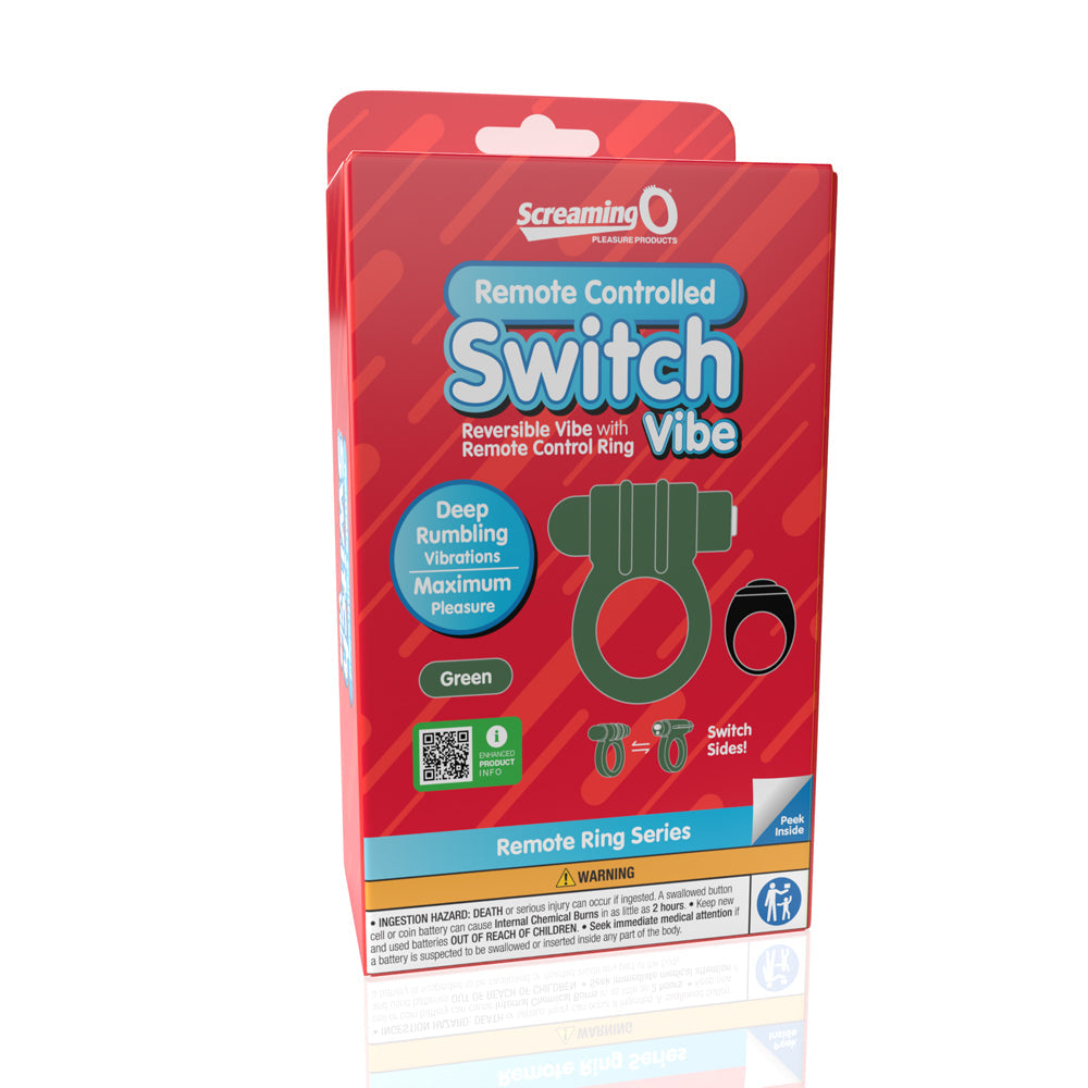 SCREAMING O - REMOTE CONTROLLED SWITCH VIBRATING RING