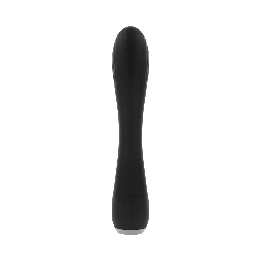 SELOPA - MIDNIGHT MAGIC RECHARGEABLE VIBRATOR SILICONE BLACK