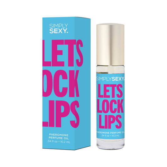 CLASSIC BRANDS - HUILE DE PARFUM AUX PHÉROMONES SIMPLY SEXY ROLL-ON LET'S LOCK LIPS 10 ML