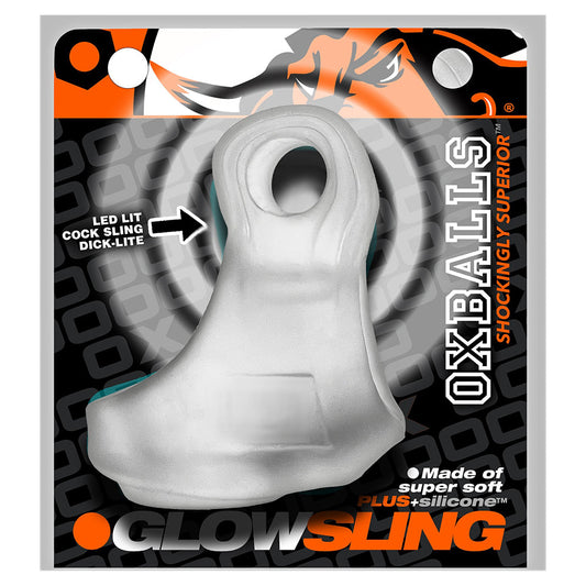 OXBALLS - GLOWSLING COCKSLING LED CLEAR ICE