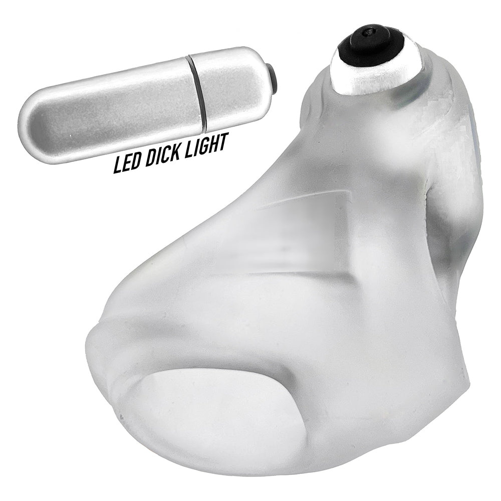 OXBALLS GLOWSLING COCKSLING LED CLEAR ICE