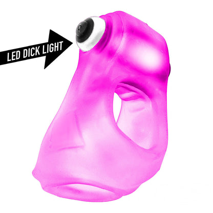 OXBALLS GLOWSLING COCKSLING LED PINK ICE