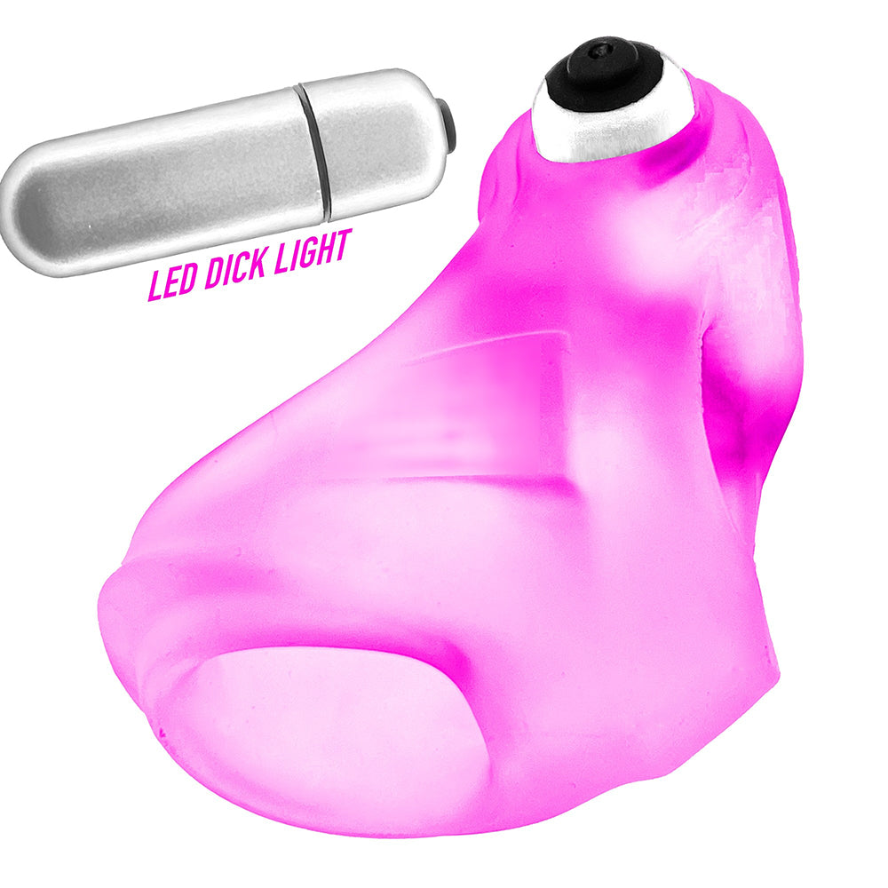 OXBALLS GLOWSLING COCKSLING LED PINK ICE