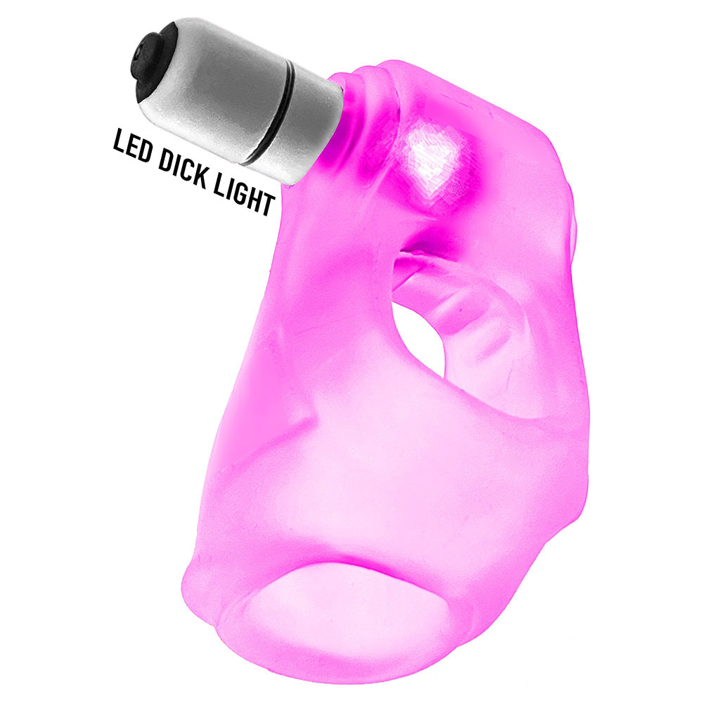 OXBALLS GLOWSLING COCKSLING LED PINK ICE