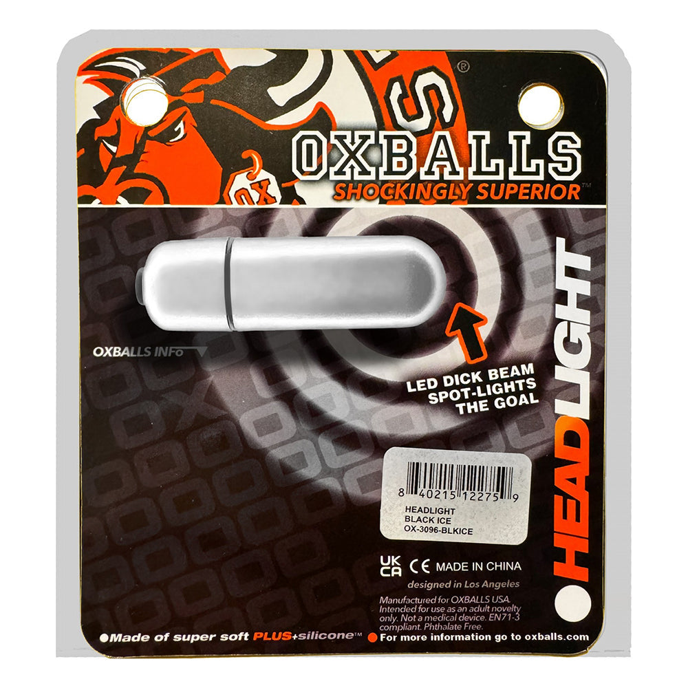 OXBALLS HEADLIGHT SHAFT-HOLSTER LED CLEAR ICE