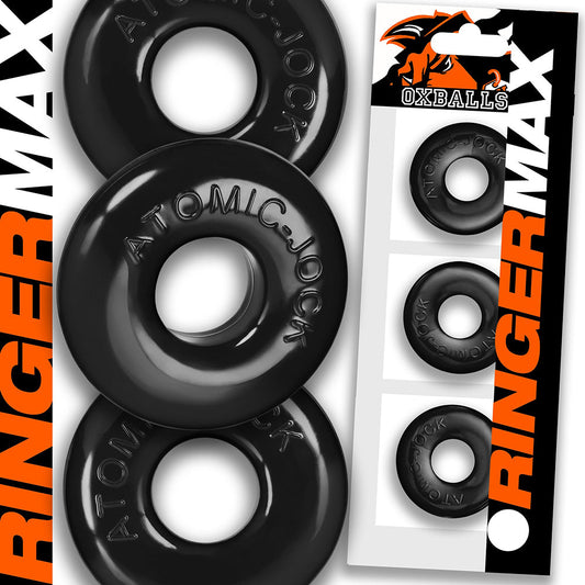 OXBALLS RINGER MAX 3-PACK BLACK