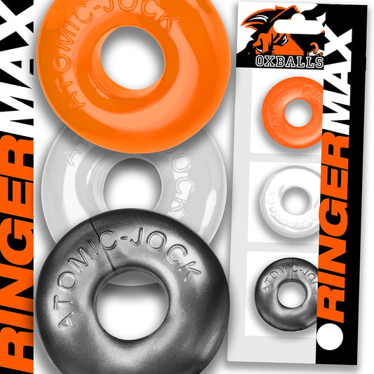 OXBALLS RINGER MAX 3-PACK HAZZARD
