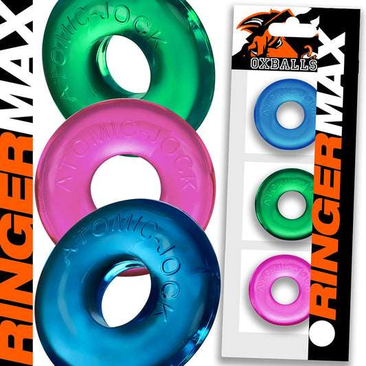 OXBALLS RINGER MAX 3-PACK NEON