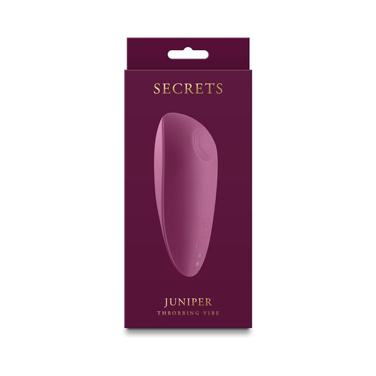 NS NOVELTIES - SECRETS JUNIPER THROBBING VIBE RUBY