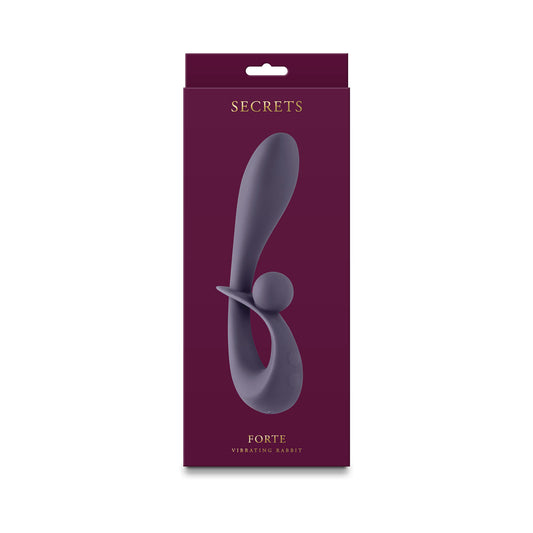 SECRETS FORTE VIBRATING RABBIT GRAY