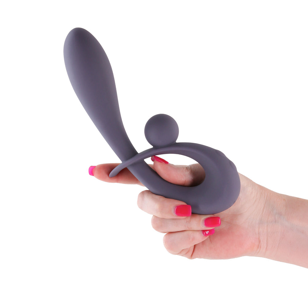 SECRETS FORTE VIBRATING RABBIT GRAY