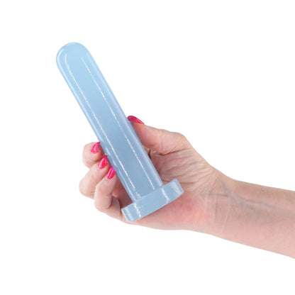 NS NOVELTIES - FIREFLY THRILL SMALL GLOW-IN-THE-DARK DILDO BLUE