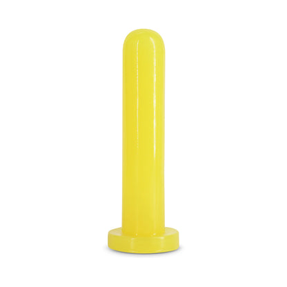 FIREFLY THRILL LARGE GLOW-IN-THE-DARK DILDO YELLOW