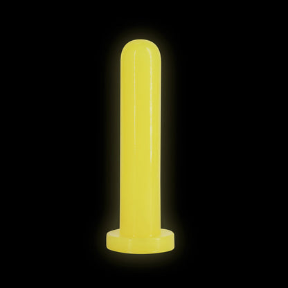 FIREFLY THRILL LARGE GLOW-IN-THE-DARK DILDO YELLOW