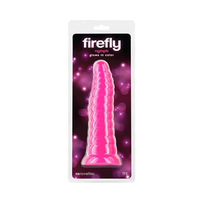 FIREFLY NYMPH GLOW-IN-THE-DARK DILDO PINK