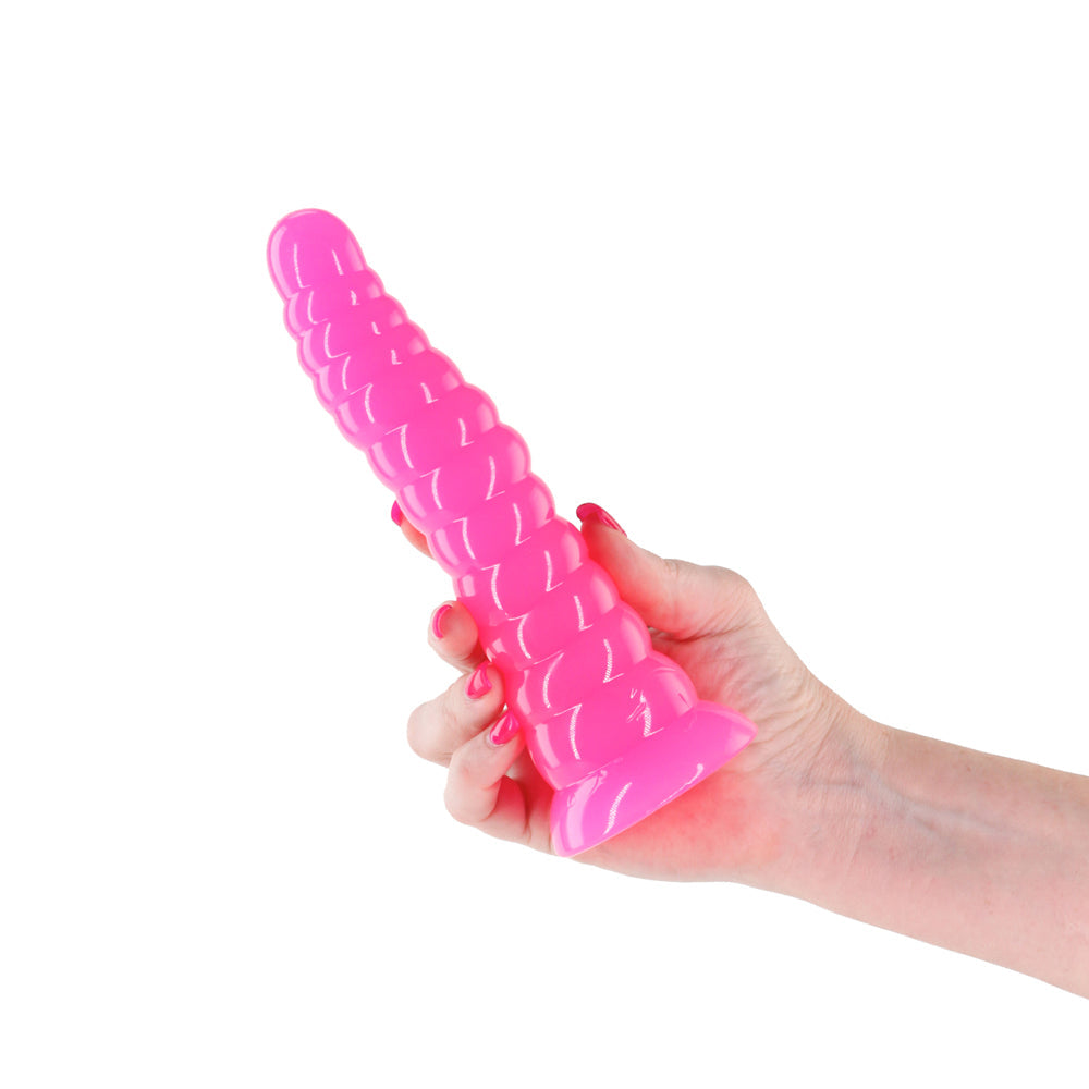 FIREFLY NYMPH GLOW-IN-THE-DARK DILDO PINK