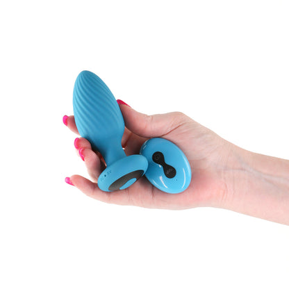 NS NOVELTIES - INYA ALPINE 2.0 GYRATING AND VIBRATING PLUG WITH REMOTE TEAL