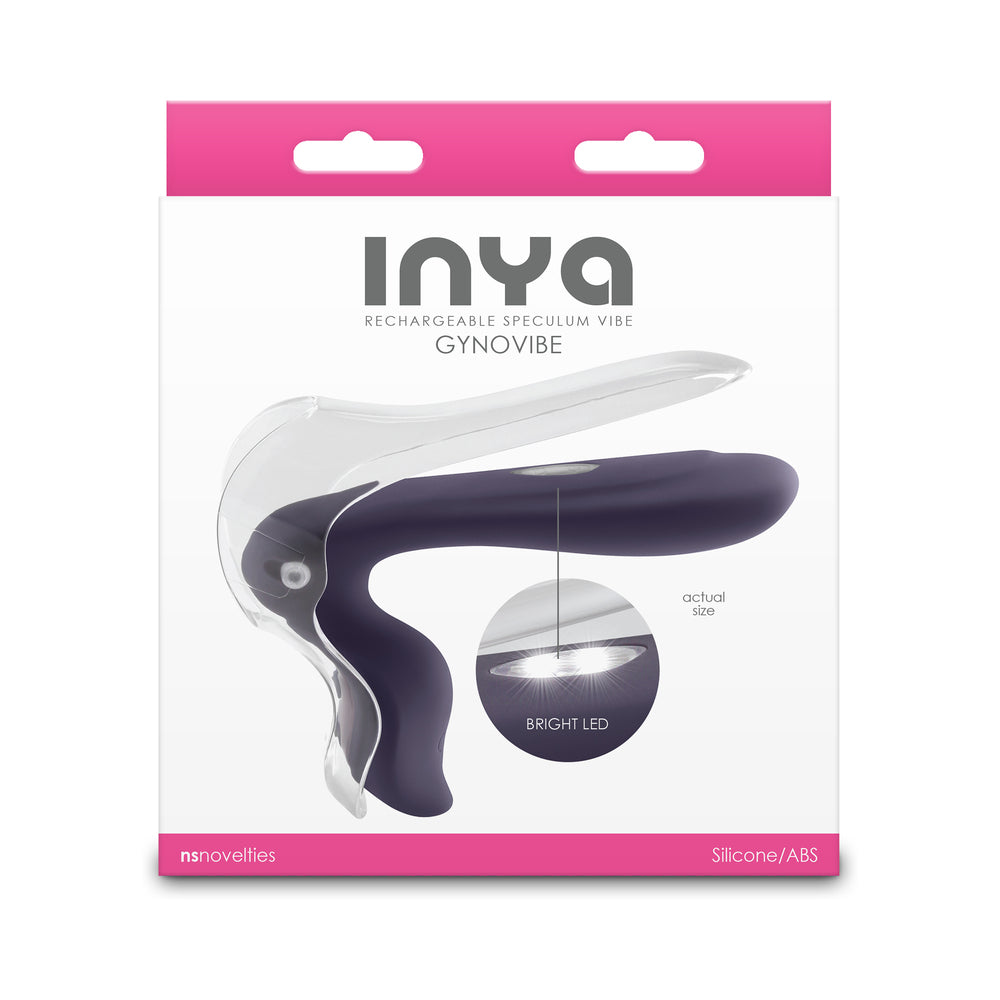 NS NOVELTIES - INYA GYNO VIBE SPECULUM WITH LED GRAY