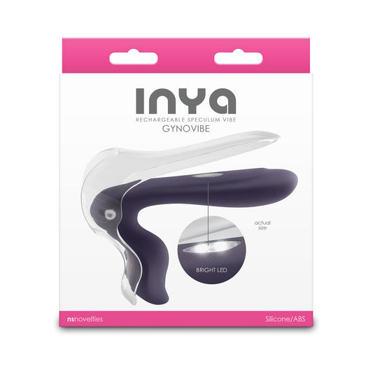 NS NOVELTIES - INYA GYNO VIBE SPECULUM WITH LED GRAY