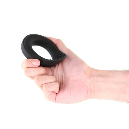 RENEGADE SLIDER VIBRATING COCK RING BLACK