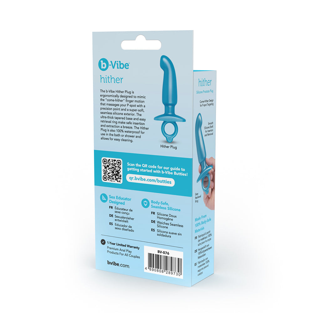 B-VIBE BUTTIES HITHER SILICONE PROSTATE PLUG