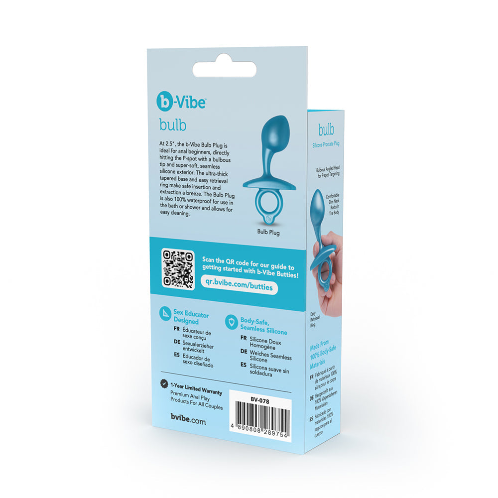 B-VIBE BUTTIES BULB SILICONE PROSTATE PLUG
