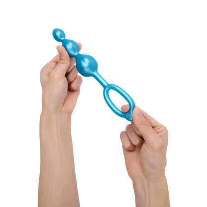 B-VIBE BEADED BUTTIES BUNDLE 3-PIECE ANAL PLUG SET