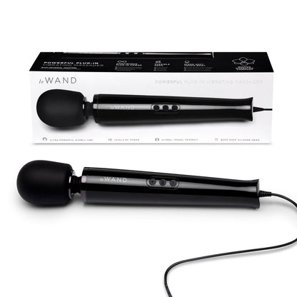 LE WAND PLUG-IN VIBRATING MASSAGER BLACK