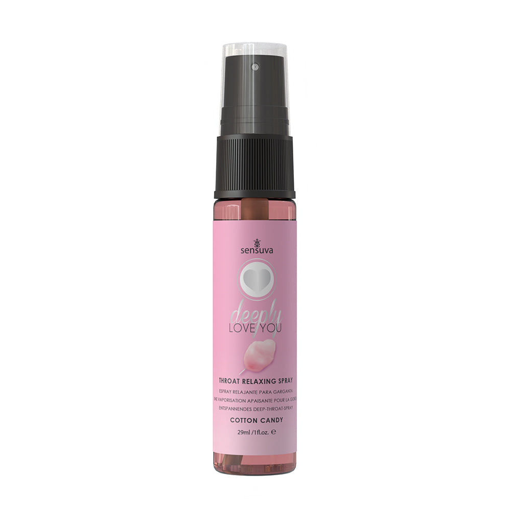 SENSUVA DEEPLY LOVE YOU THROAT RELAXING SPRAY COTTON CANDY 1 OZ.
