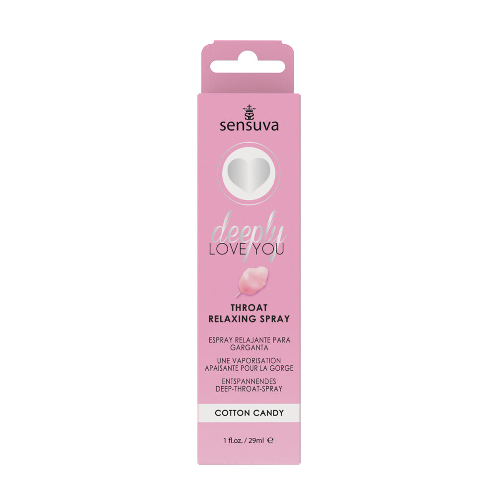 SENSUVA DEEPLY LOVE YOU THROAT RELAXING SPRAY COTTON CANDY 1 OZ.