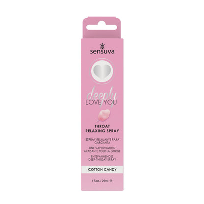 SENSUVA DEEPLY LOVE YOU THROAT RELAXING SPRAY COTTON CANDY 1 OZ.