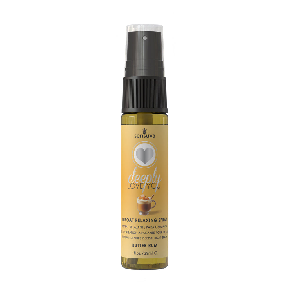 SENSUVA - DEEPLY LOVE YOU THROAT RELAXING SPRAY BUTTER RUM 1 OZ.