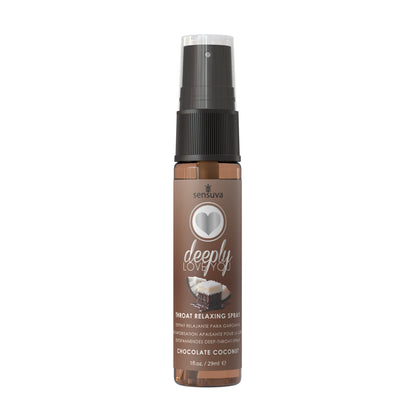SENSUVA DEEPLY LOVE YOU THROAT RELAXING SPRAY CHOCOLATE COCONUT 1 OZ.