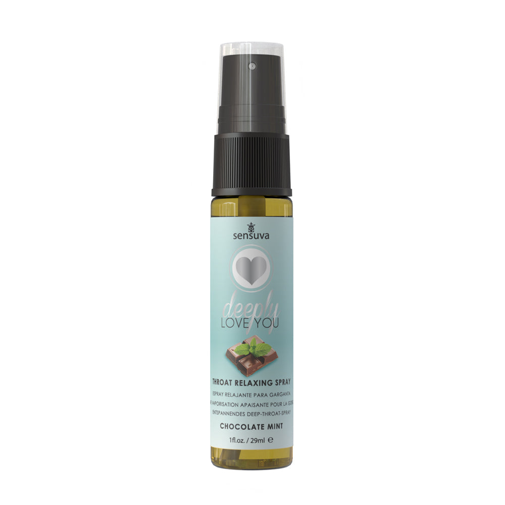 SENSUVA DEEPLY LOVE YOU THROAT RELAXING SPRAY CHOCOLATE MINT 1 OZ.