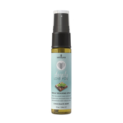 SENSUVA DEEPLY LOVE YOU THROAT RELAXING SPRAY CHOCOLATE MINT 1 OZ.