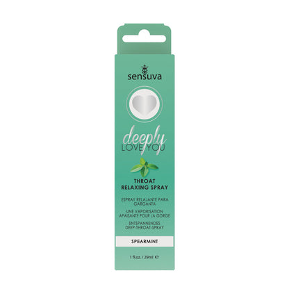 SENSUVA DEEPLY LOVE YOU THROAT RELAXING SPRAY SPEARMINT 1 OZ.