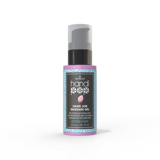 SENSUVA - HANDIPOP GEL DE MASAJE COMESTIBLE PARA MANO AMOROSA ALGODÓN DE AZÚCAR 2 OZ.