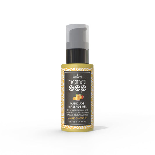 SENSUVA - HANDIPOP GEL COMESTIBLE PARA MASAJE MANUAL MANGO SMOOTHIE 2 OZ.