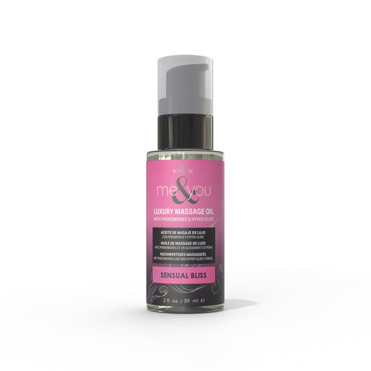 SENSUVA - ME & YOU PHEROMONE-INFUSED LUXURY MASSAGE OIL SENSUAL BLISS 2 OZ.