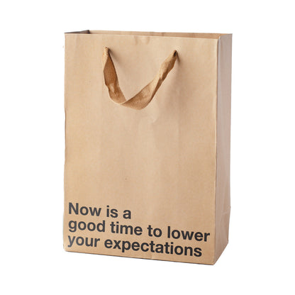 WOOD ROCKET - BOLSAS DE REGALO IRÓNICAS BAJA TUS EXPECTATIVAS 3 UNIDADES