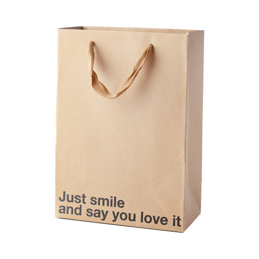 WOOD ROCKET - SNARKY GIFT BAGS JUST SMILE 3PK