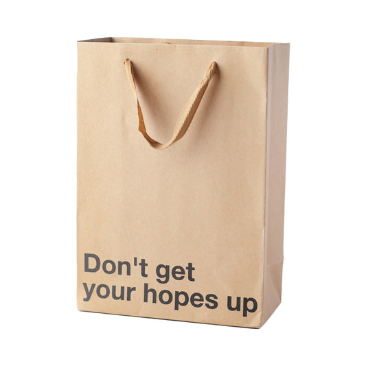 WOOD ROCKET - SNARKY GIFT BAGS DON''T GET YOUR HOPES UP 3PK
