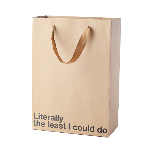 WOOD ROCKET - SNARKY GIFT BAGS LITERALLY THE LEAST 3PK