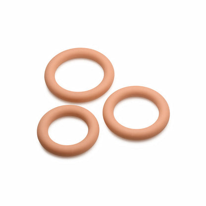 JOCK SILICONE COCK RING 3-PIECE SET MEDIUM