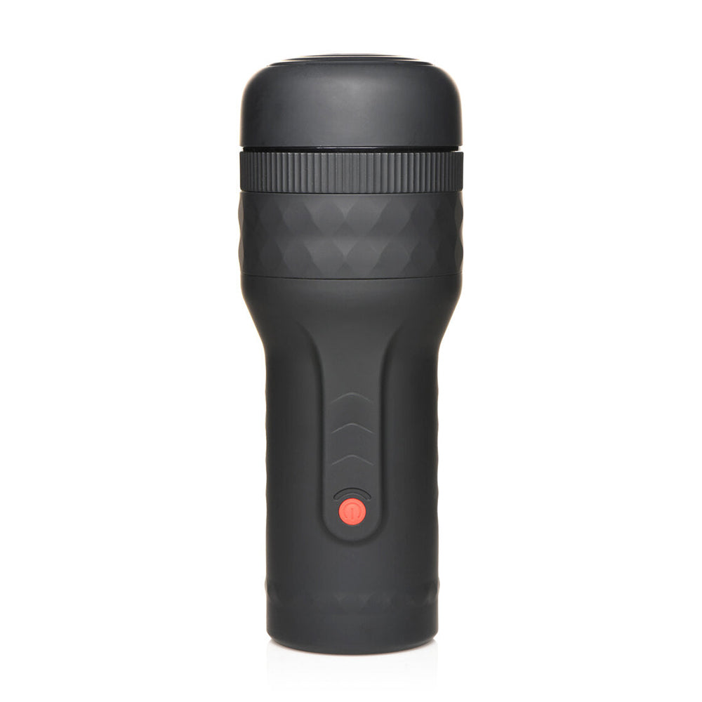 JOCK TIGHTENING & VIBRATING MASTURBATOR CLEAR