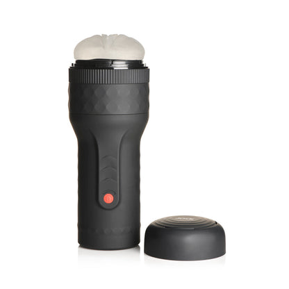 JOCK TIGHTENING & VIBRATING MASTURBATOR CLEAR